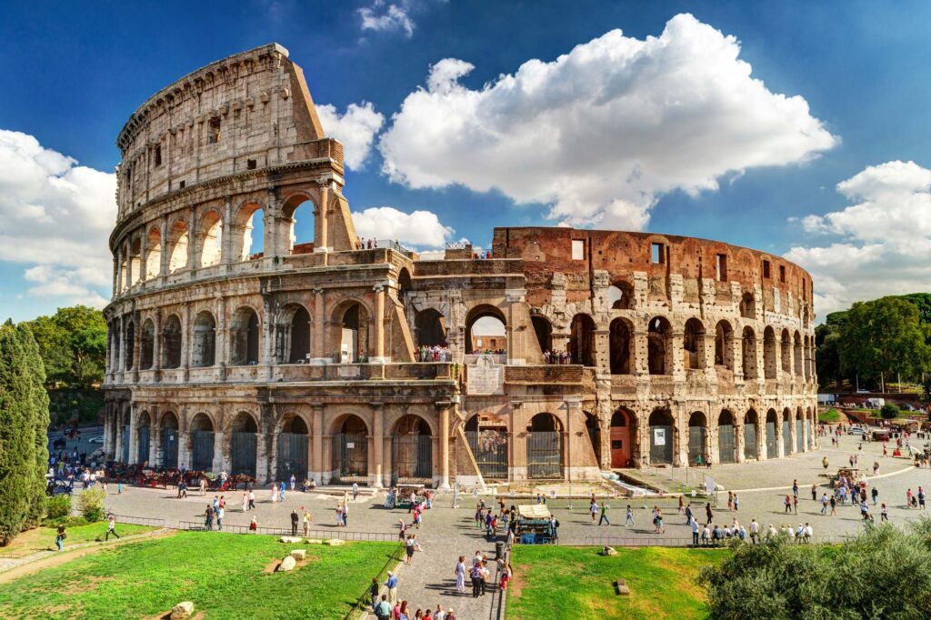 Colosseum in Rome, one of the best places to visit in Europe.