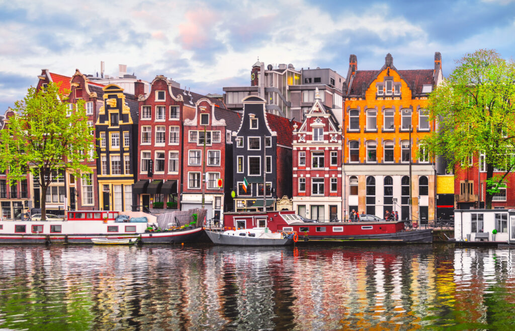 Canals of Amsterdam, one of the best places to visit in Europe.